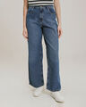 Jeans Negro Fit Wide Leg,AZUL MARINO